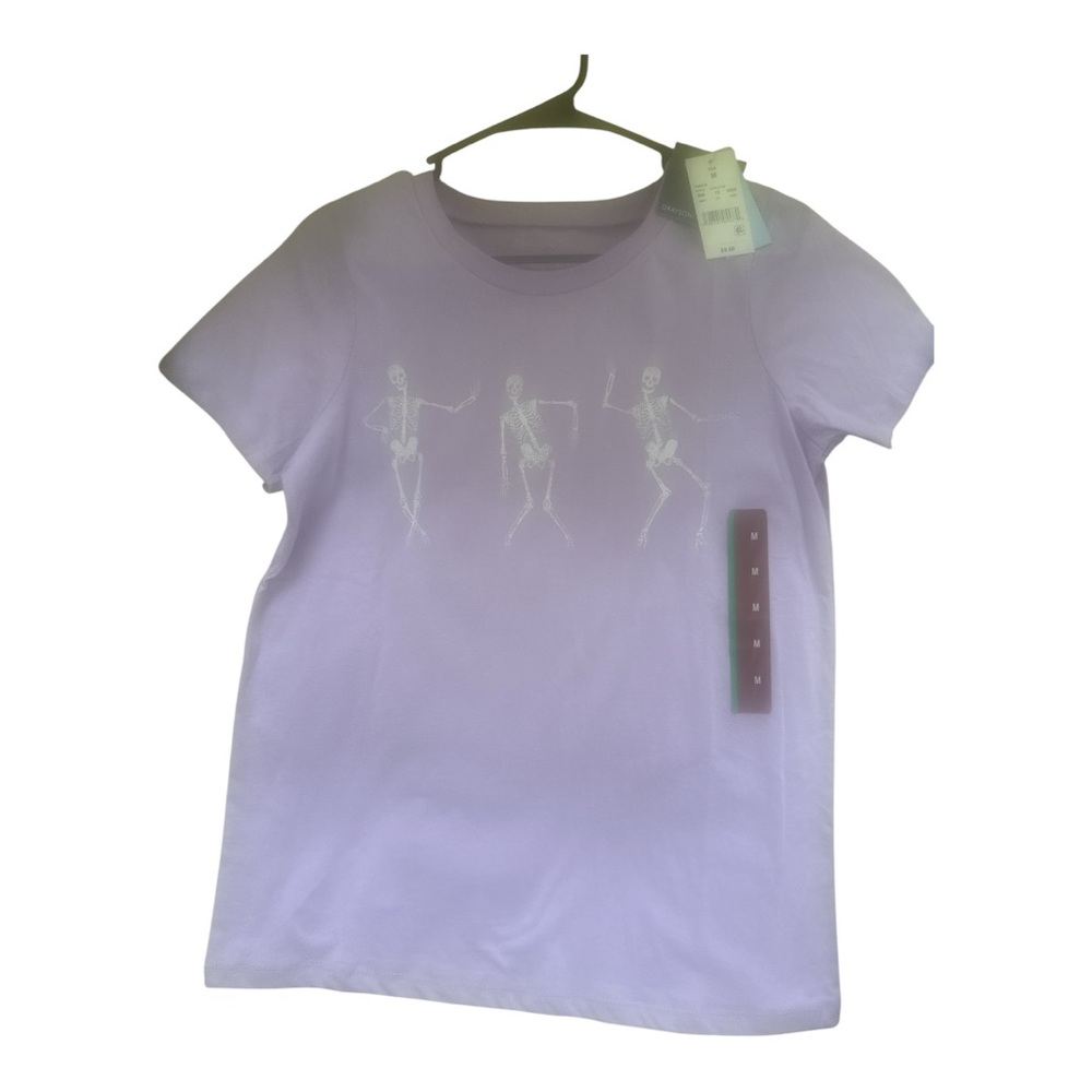 Grayson Threads Lavender Skeleton Short Sleeve Tee